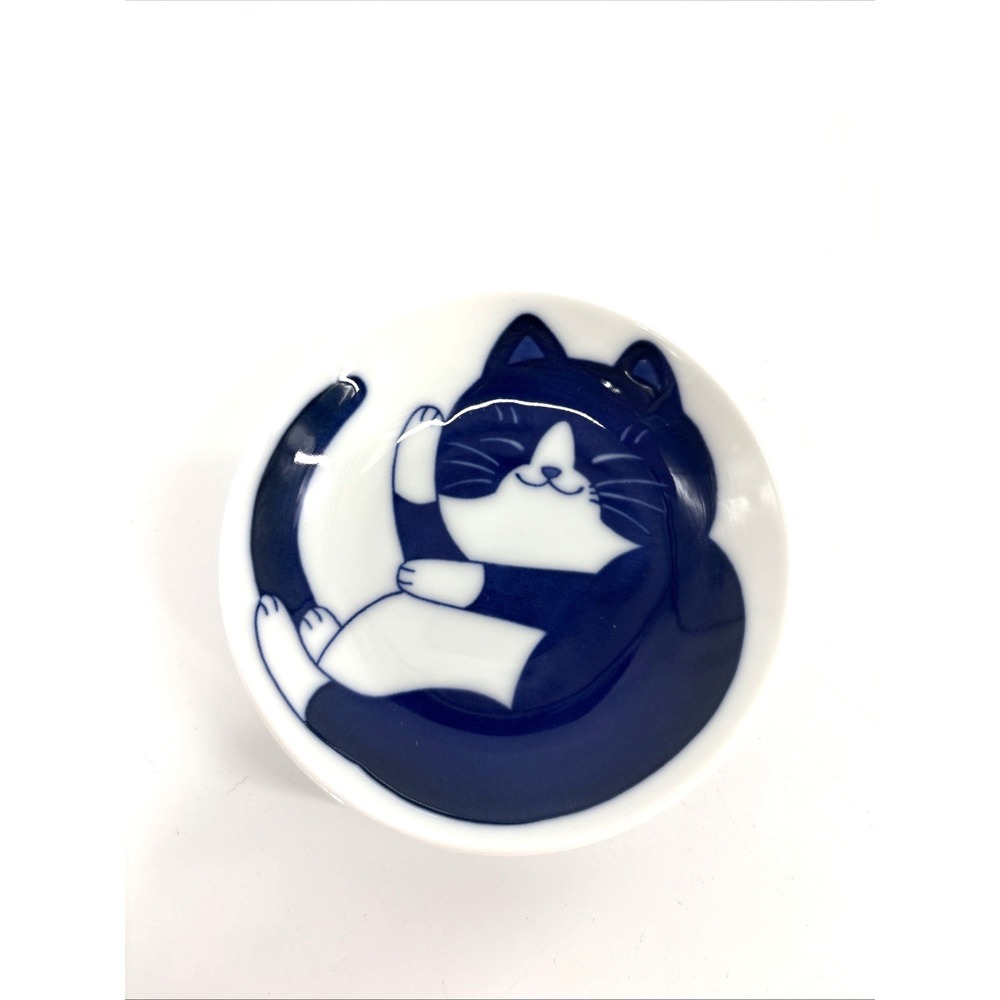 Japanese Ceramic Cat Plates